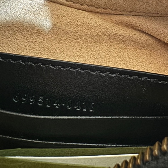 Gucci GG Marmont Half-Moon Mini Bag – Black (Like New, Full Set) - Picture 10 of 12